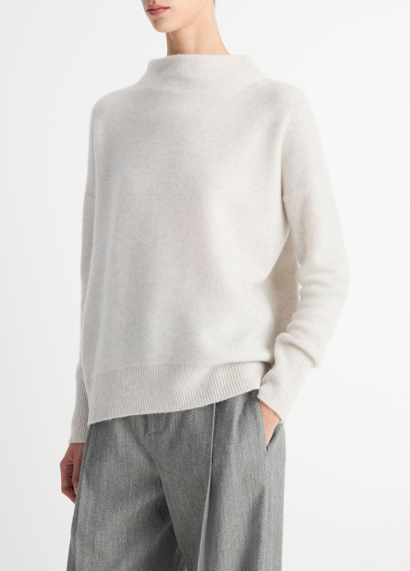 Vince Plush Cashmere Funnel-Neck Sweater outlook