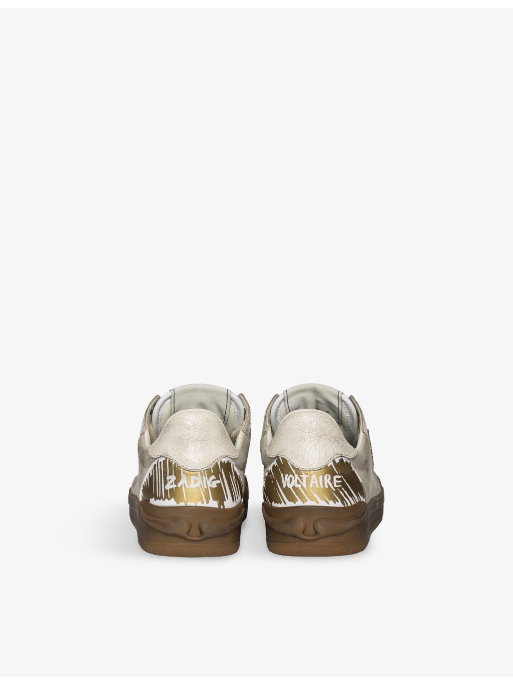 Fly Wings Leather Low-Top Trainers - 4