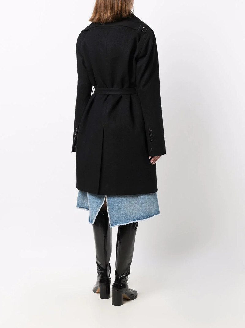belted cotton midi coat 4