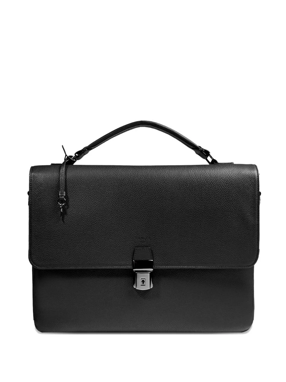 leather top-handle briefcase - 1