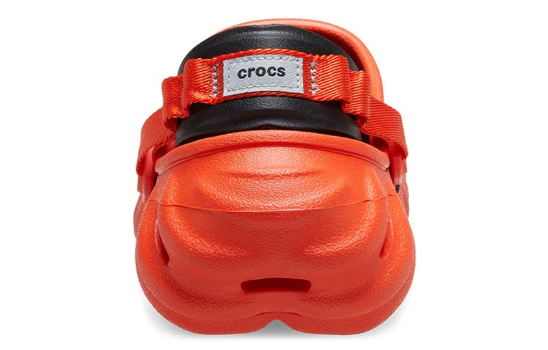 crocs Crocs Echo Reflective Clogs 'Orange Black' 210004-84J outlook