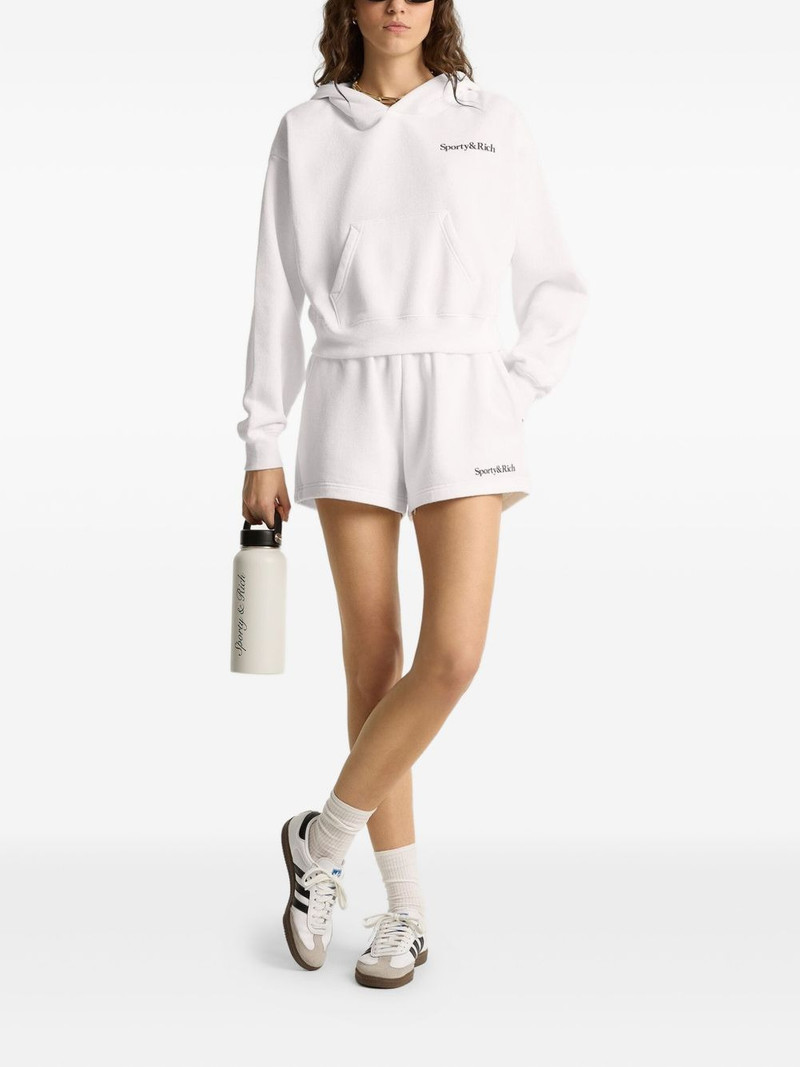 Sporty & Rich logo-embroidered shorts outlook