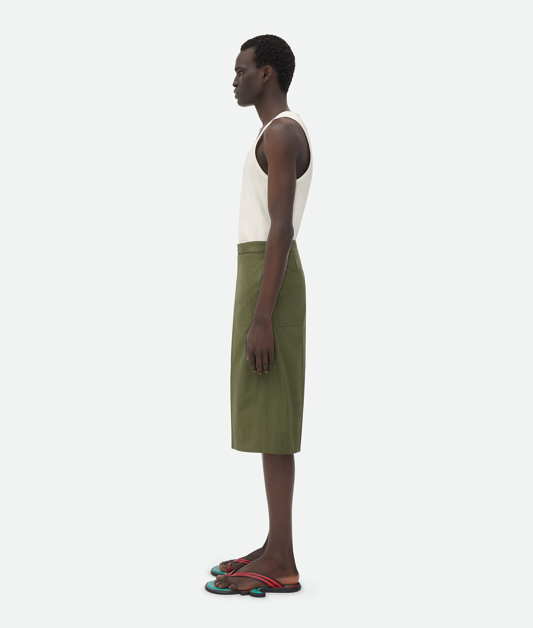 Compact Cotton Shorts - 2
