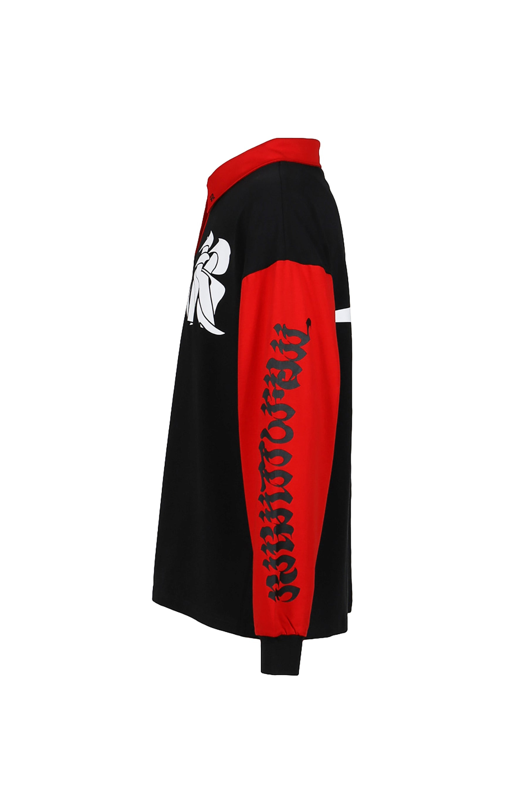 RUGBY LONGLSEEVE POLO / BLK - 7