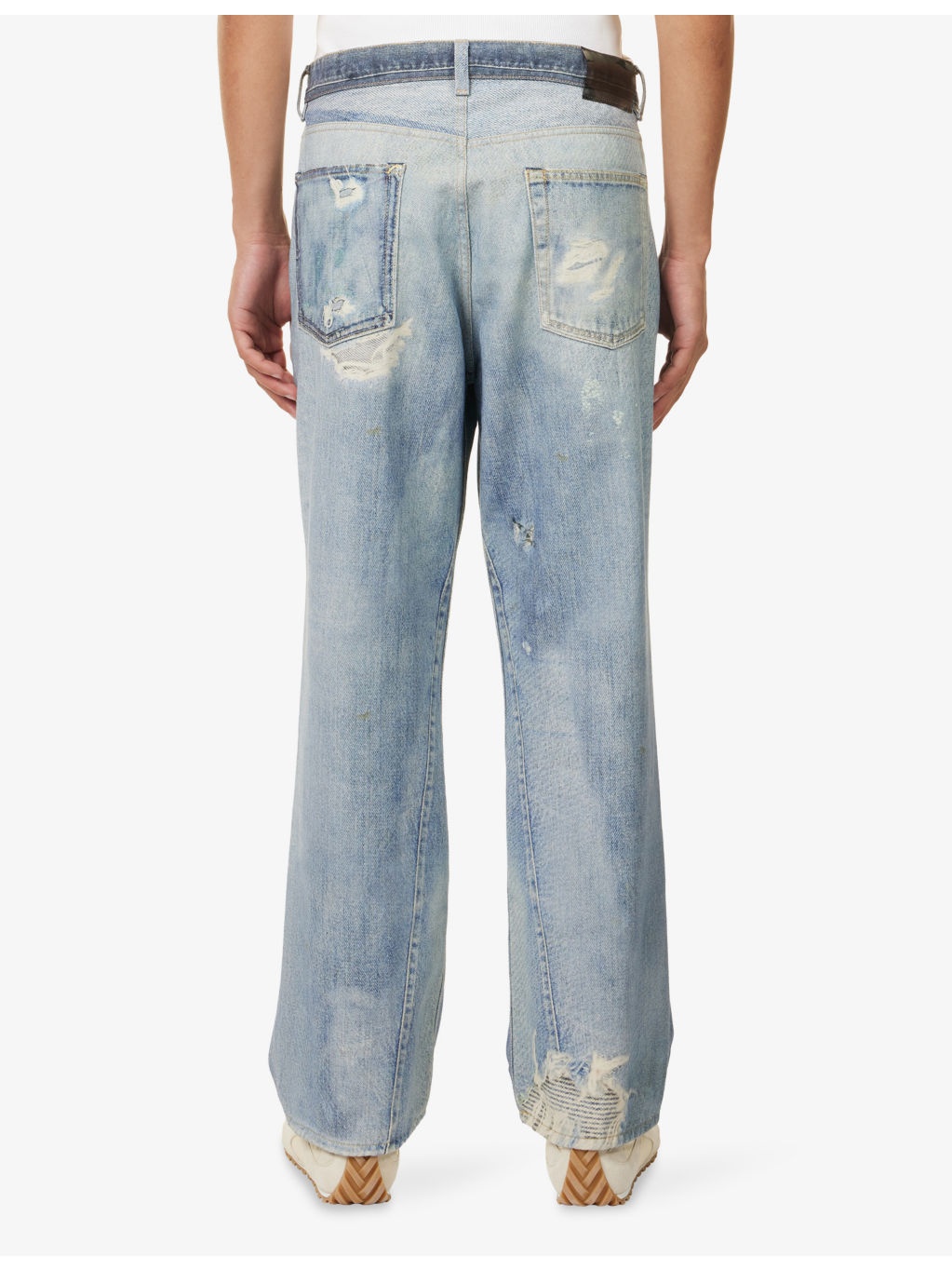 Third Cut Wide-Leg Denim Jeans - 4