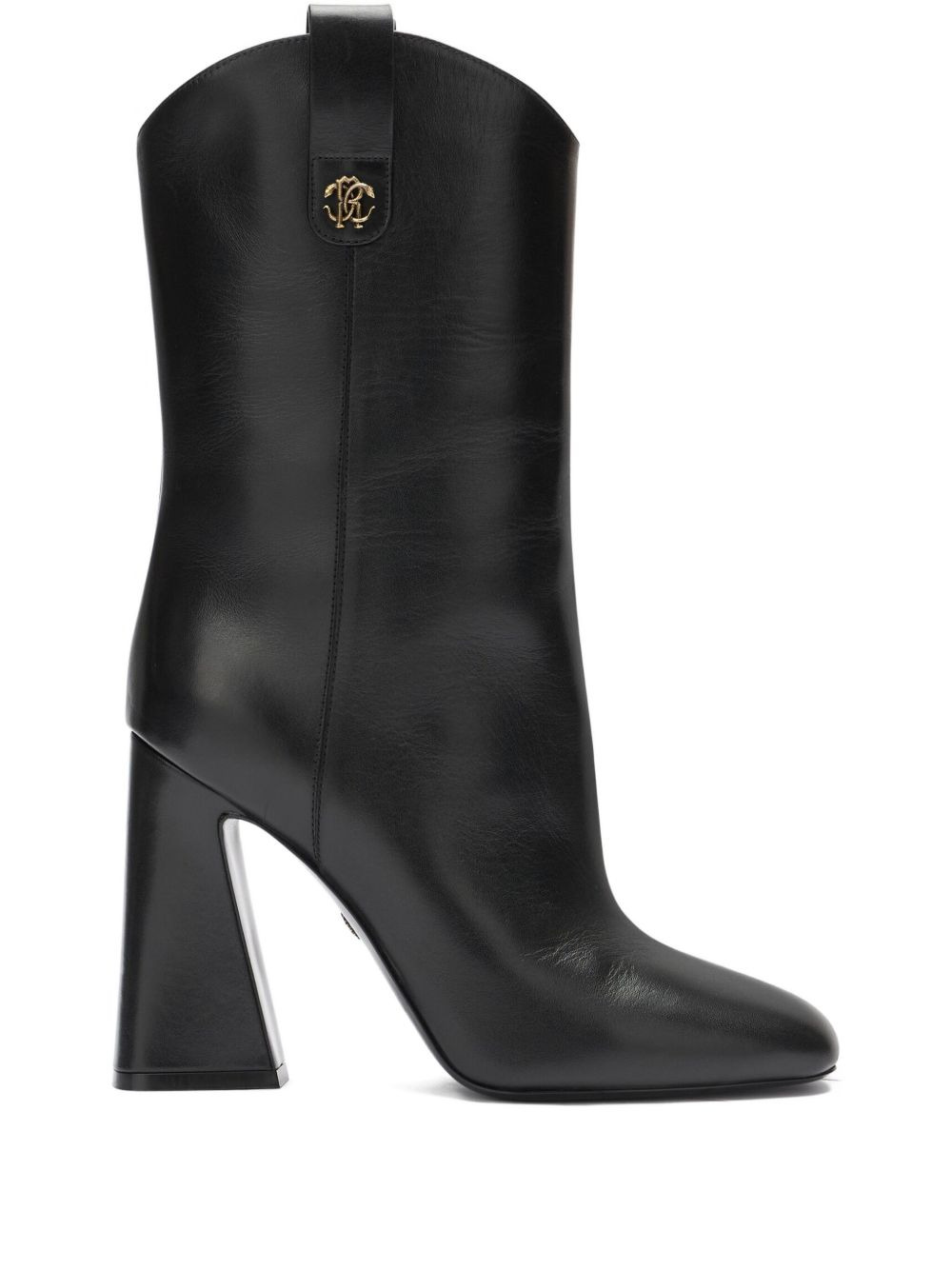 100mm monogram mirror ankle boots - 1