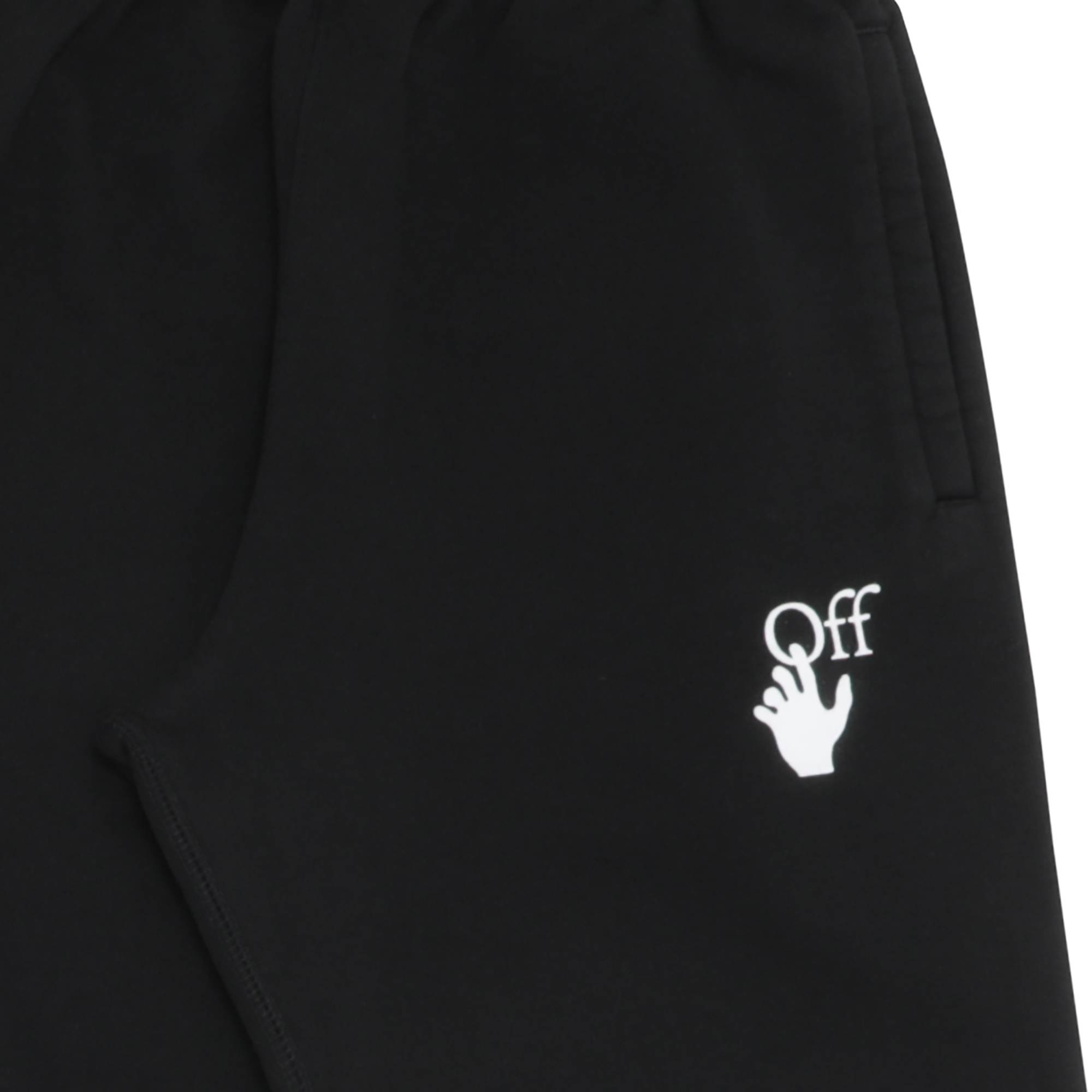 Off-White Marker Sweatpant 'Black/Fuchsia' - 3