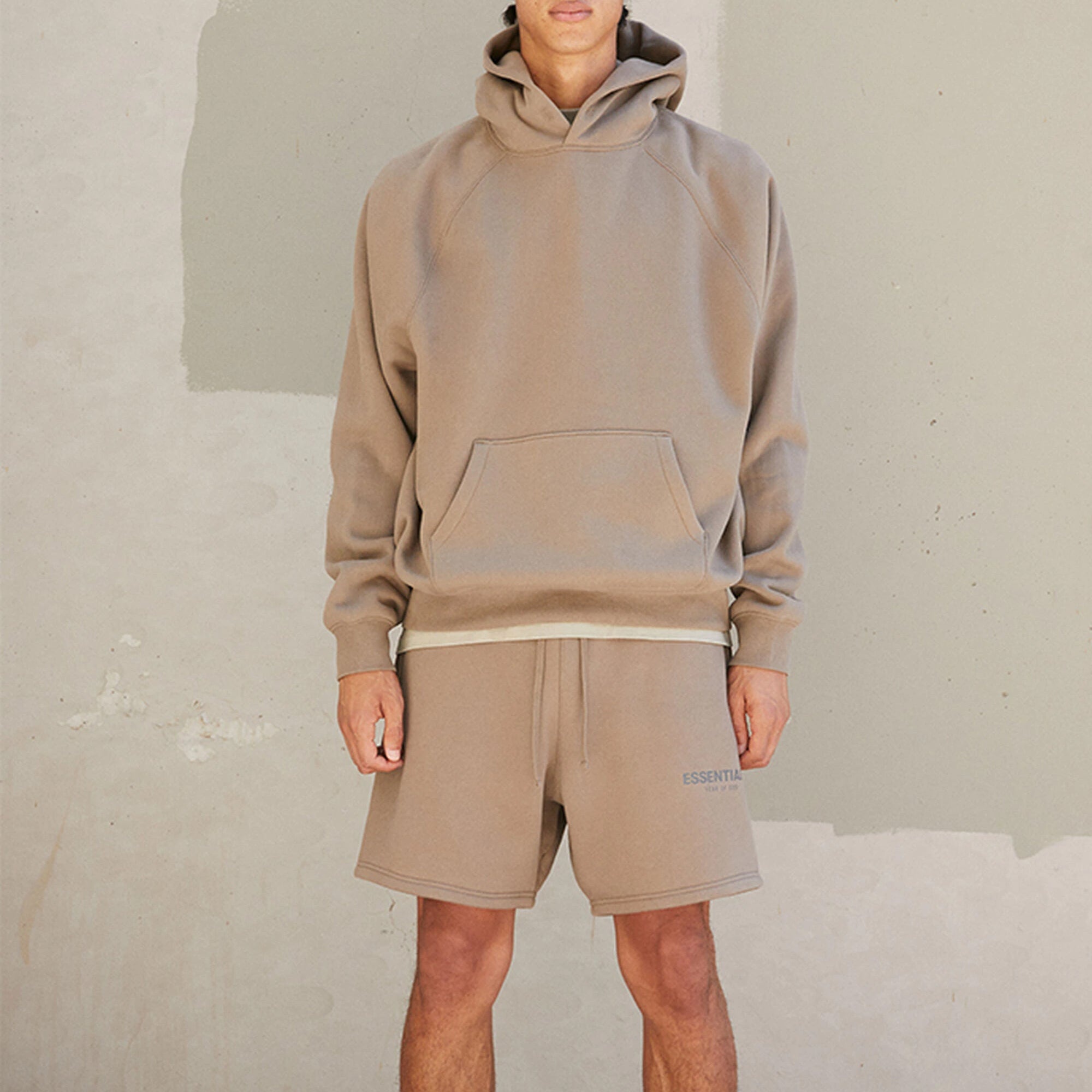 Fear of God Essentials FW21 Pullover Logo Hoodie 'Harvest' FOG-FW21-002 - 7