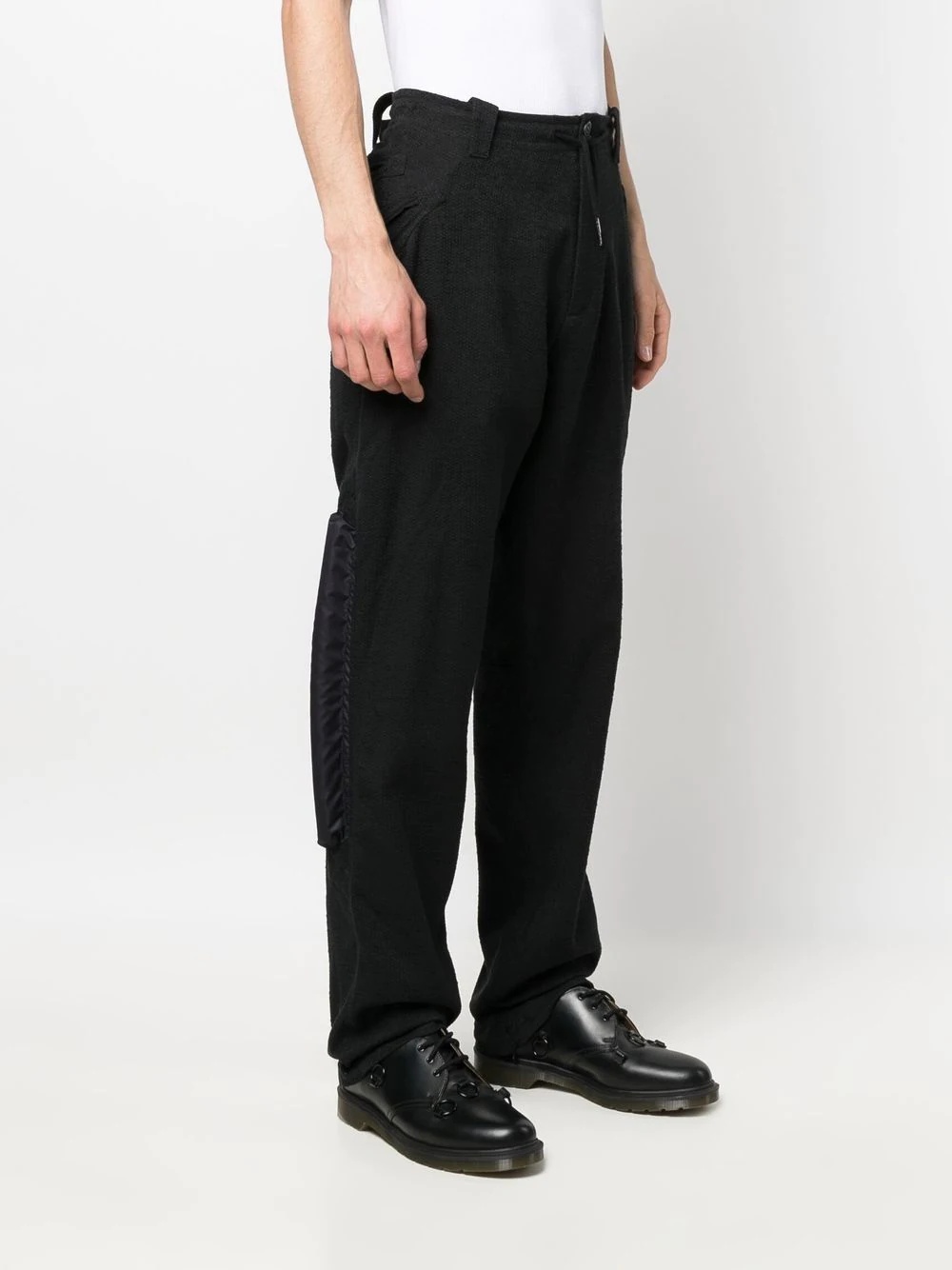 corduroy straight-leg trousers - 3