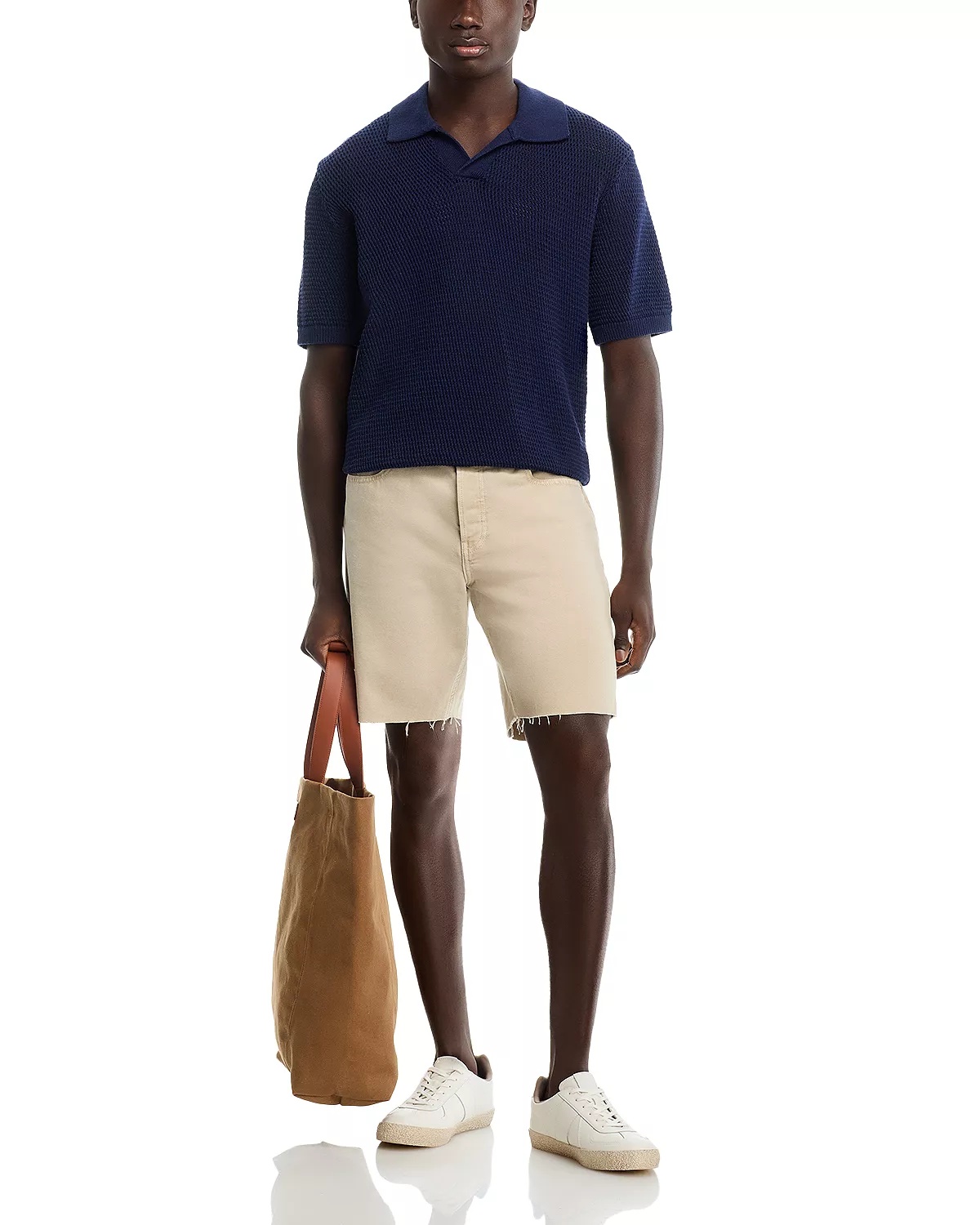 Relaxed Fit Raw Hem Shorts - 2
