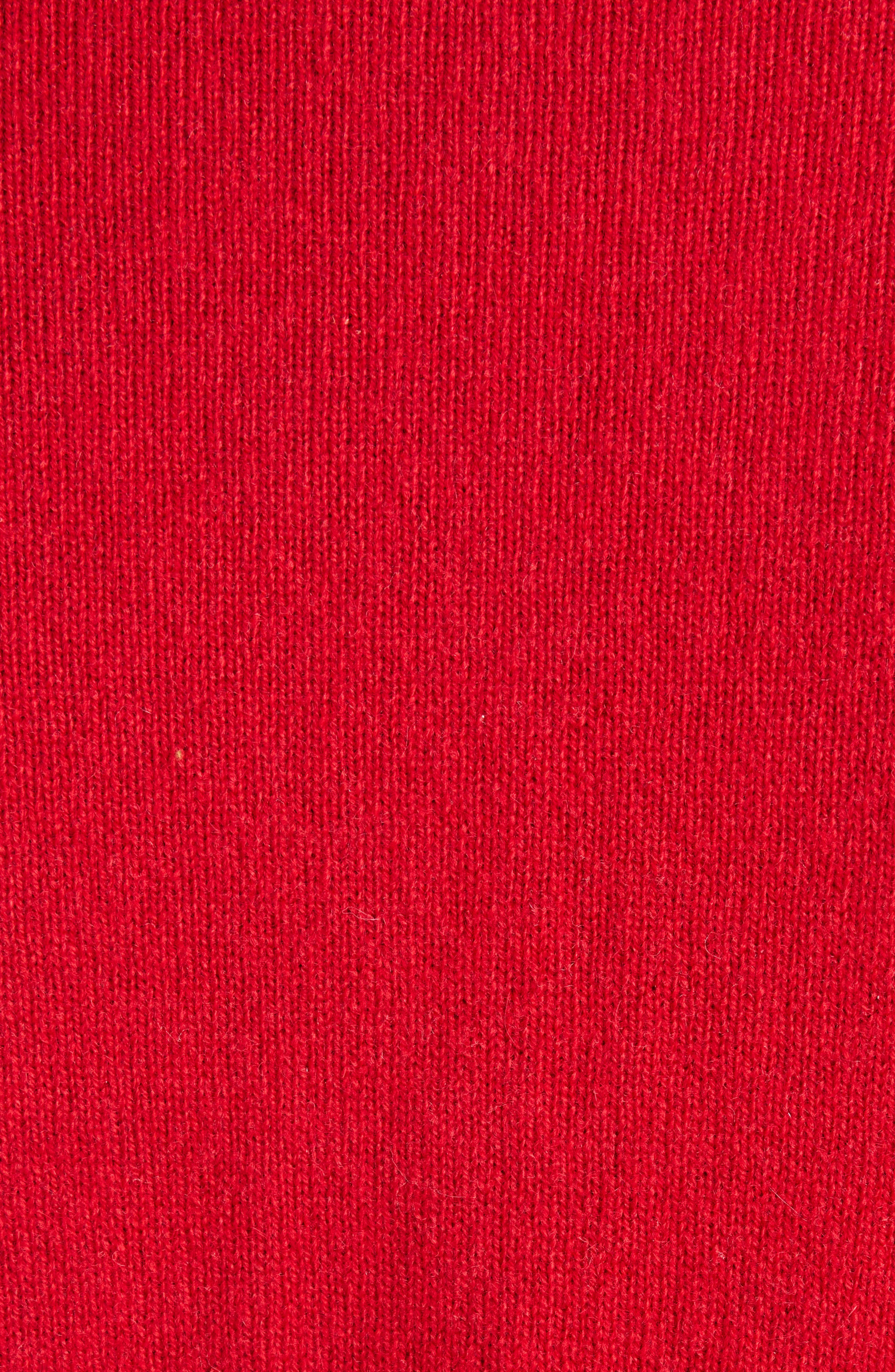 Isabel Marant Idesia Merino Wool & Cashmere Cardigan in Poppy Red at Nordstrom - 6