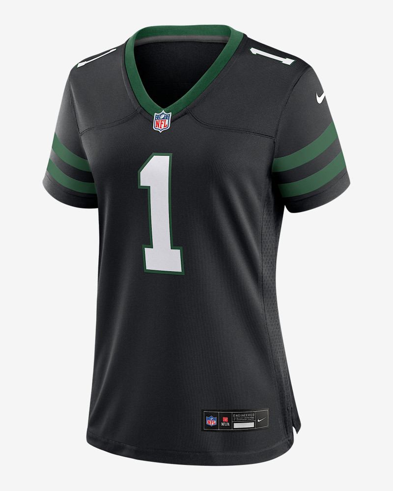 Sauce Gardner New York Jets Women's Nike NFL Game Football Jersey - 1