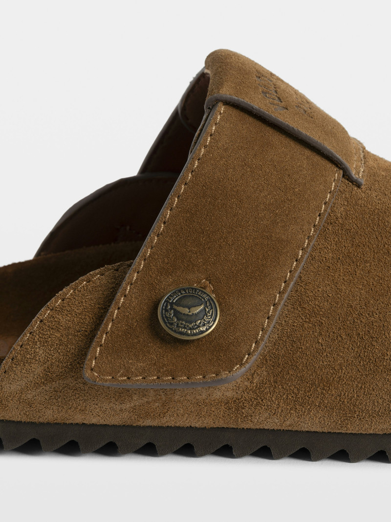 Santa Fe Suede Clogs 5
