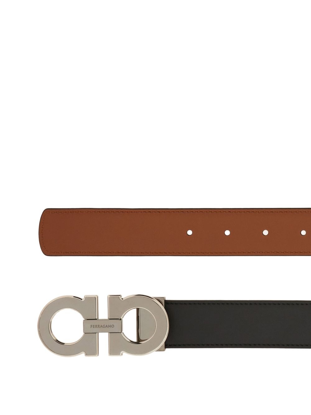 reversible leather belt - 2