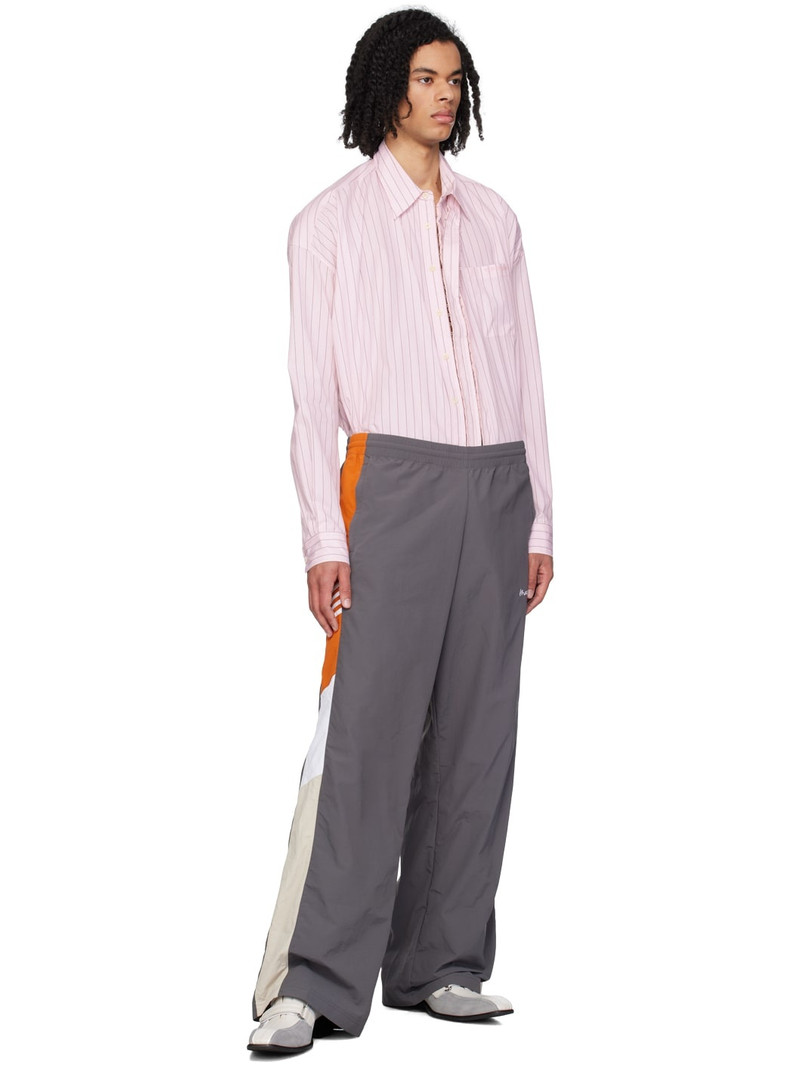Martine Rose Off-White & Gray Sporty Snout Loafers outlook