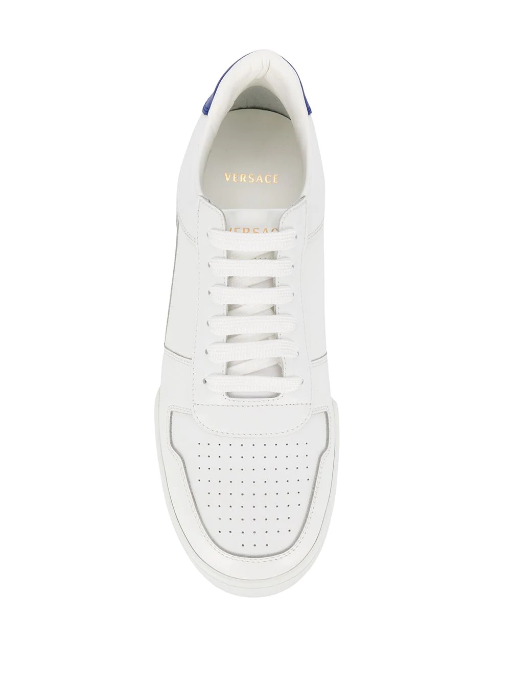 contrast heel counter sneakers - 4