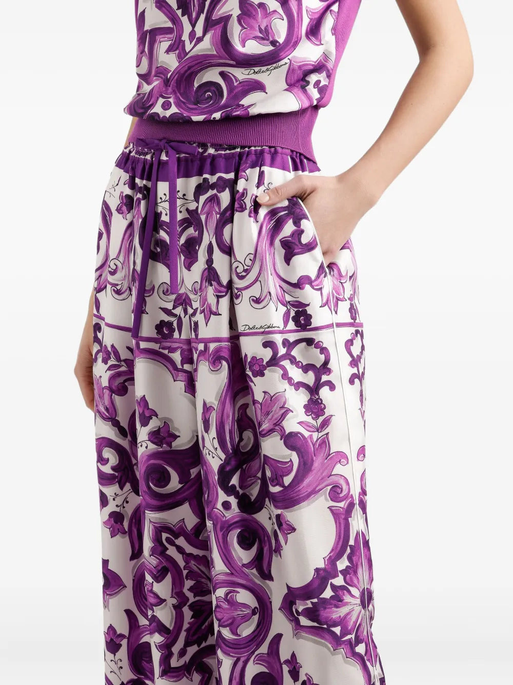 Dolce & Gabbana Women Silk Trousers - 2