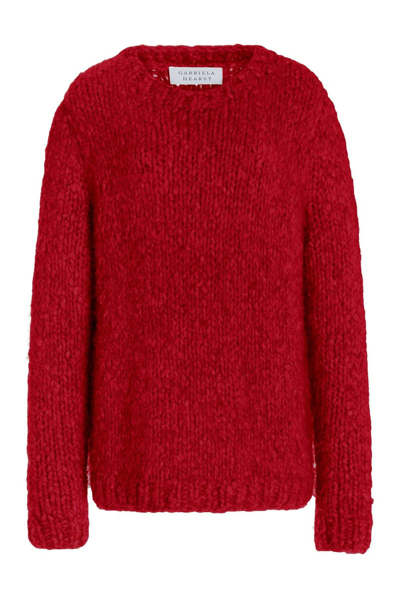 Lawrence Sweater in Red Welfat Cashmere 1