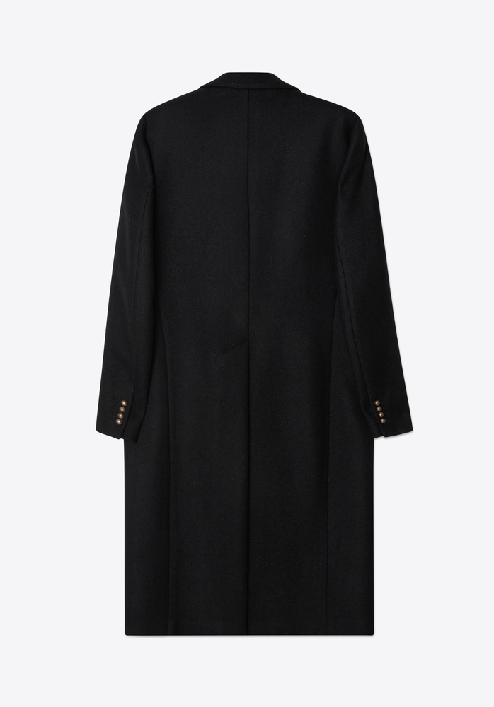 COAT 77 BLACK UNIFORM WOOL - 5