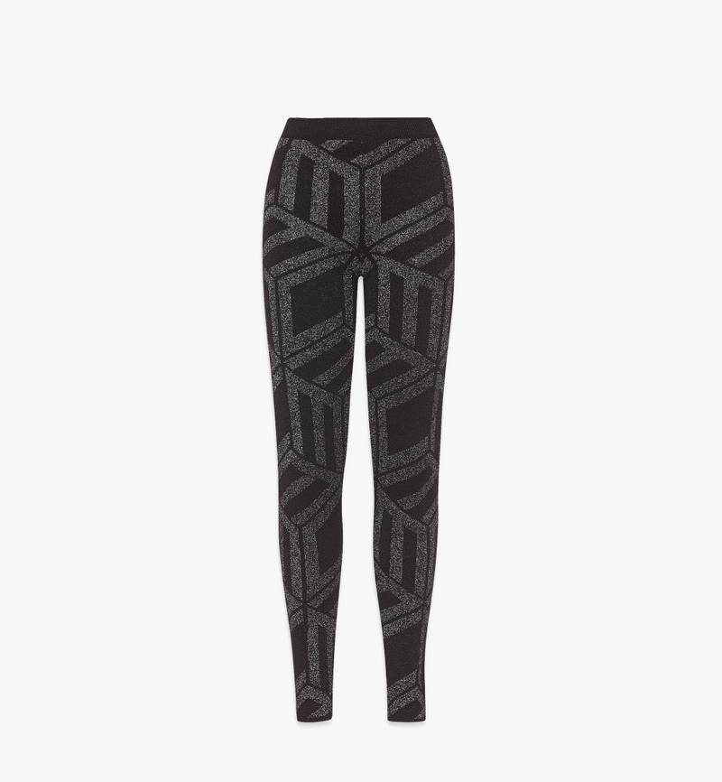 Women’s Après Ski Cubic Jacquard Knit Leggings 1