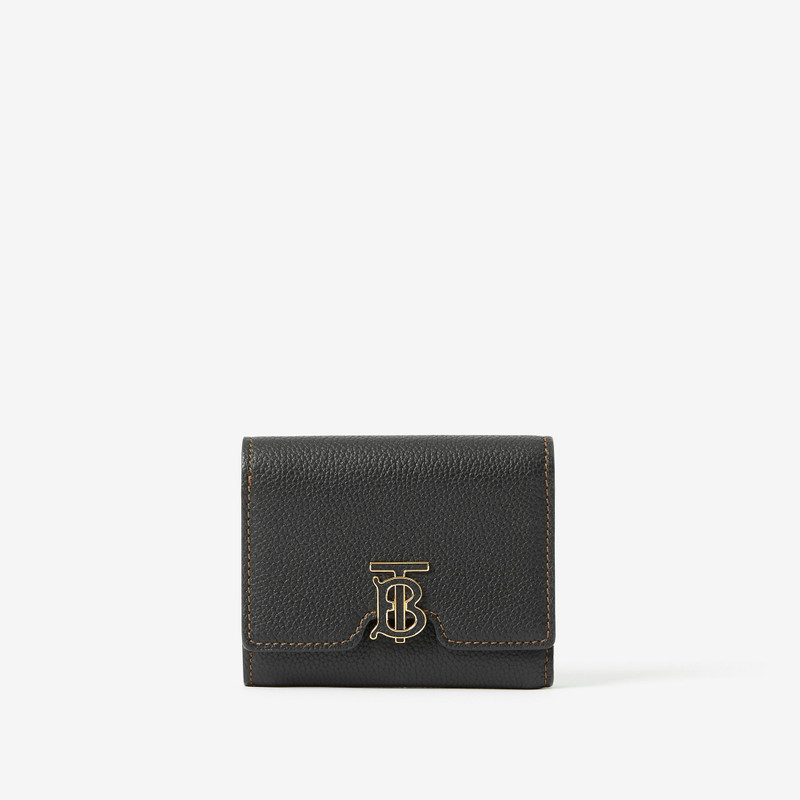 Grainy Leather TB Compact Wallet - 1