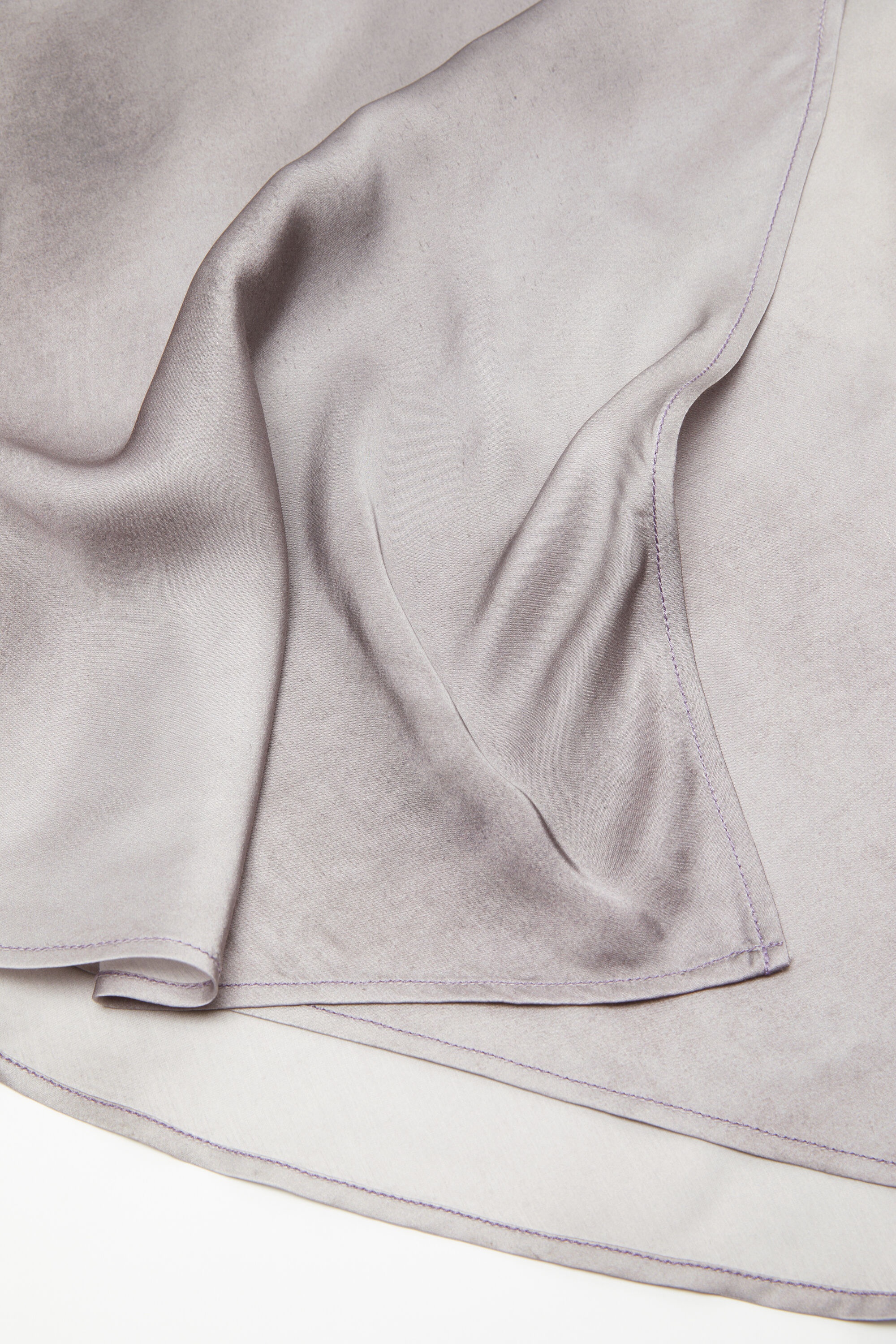 Satin wrap skirt - Multi grey - 6