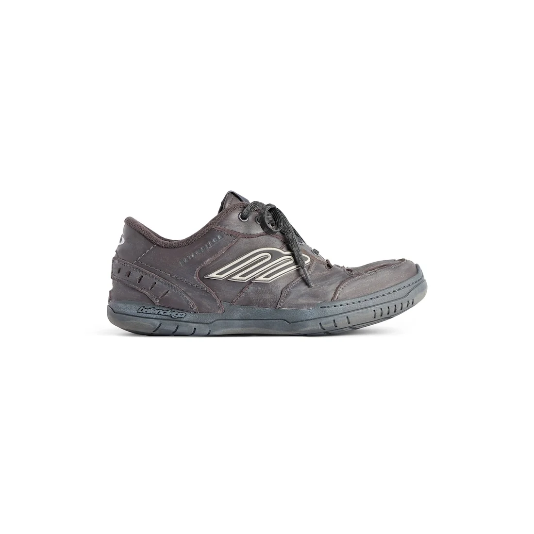Men's Hamptons Worn-out Sneaker in Grey - 1