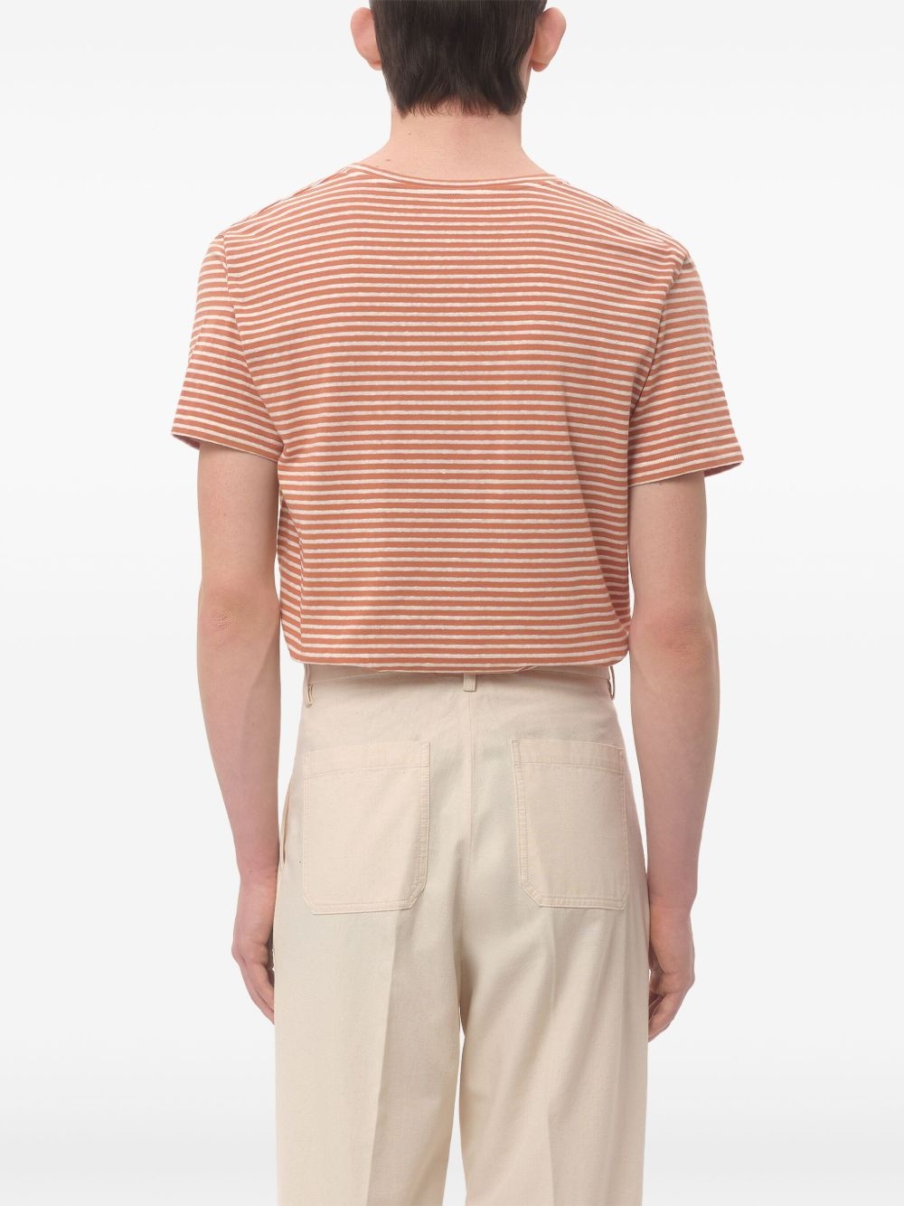 striped T-shirt - 4