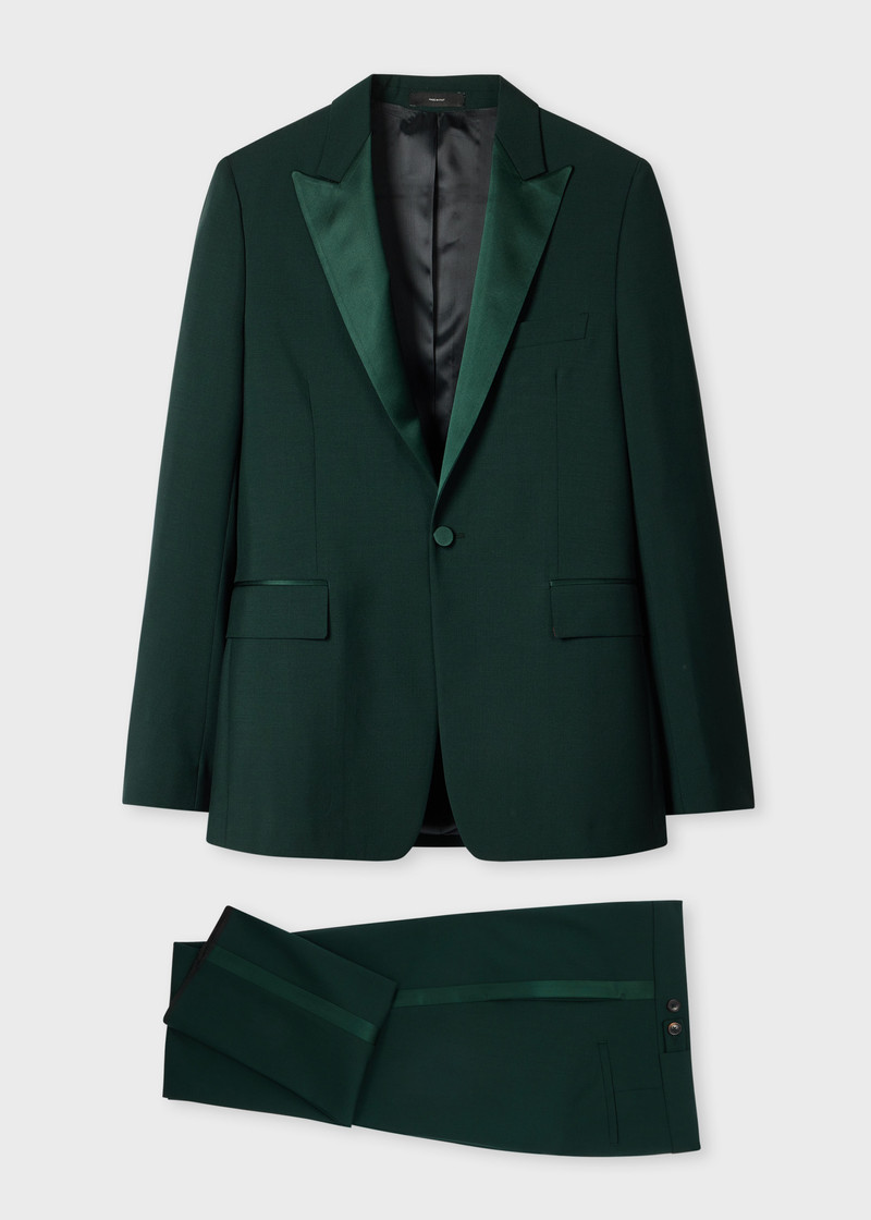 The Soho - Dark Green Wool-Mohair Evening Suit 1