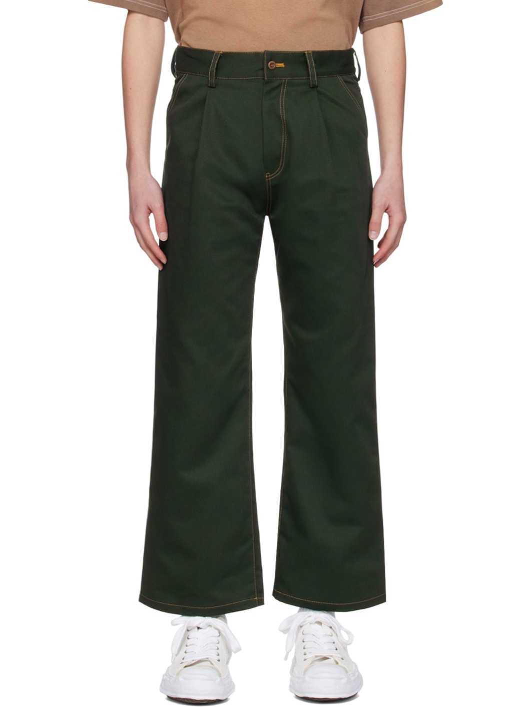 Green Lovely Trousers - 1