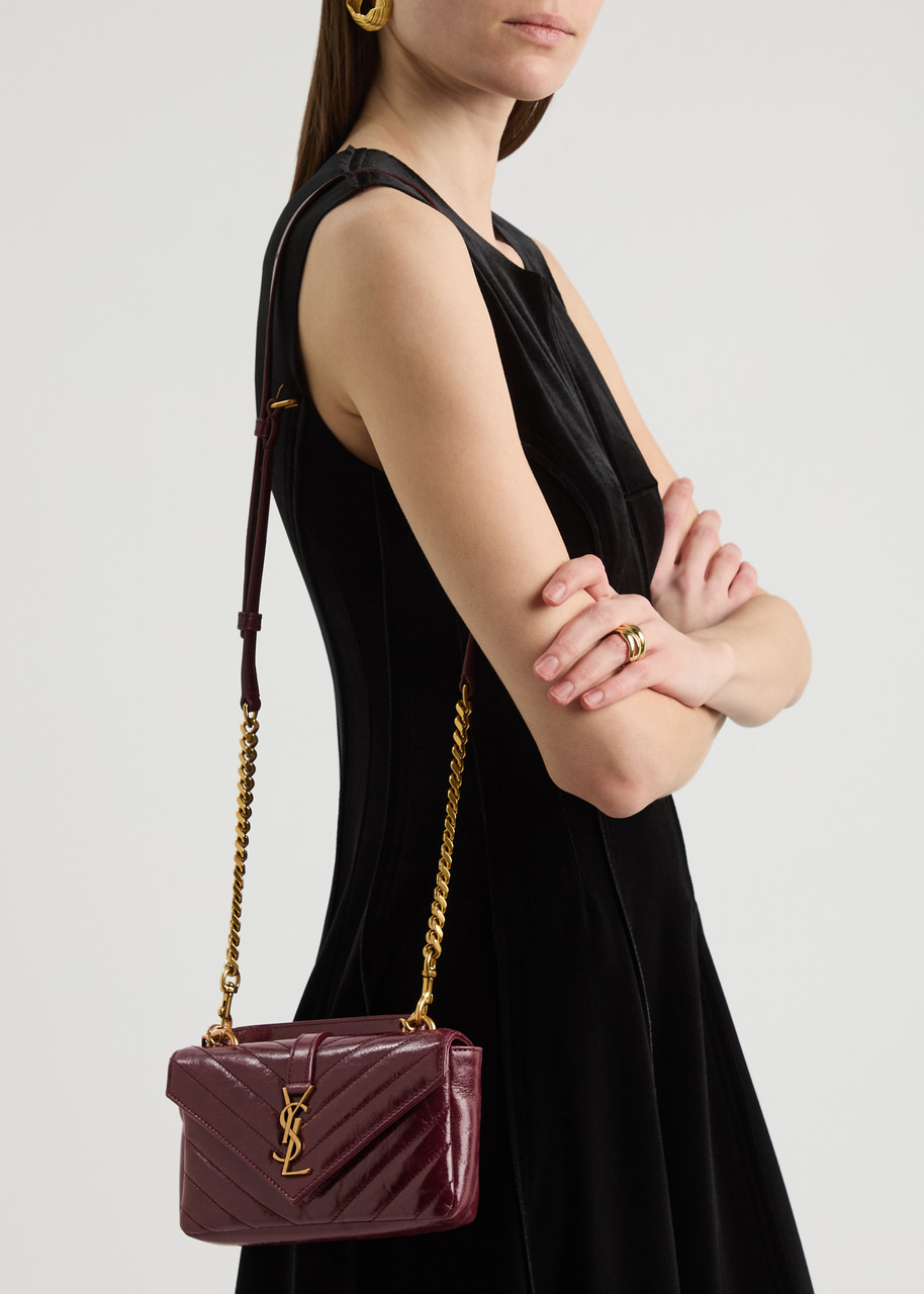 Saint Laurent College Mini Patent Leather Cross-body bag - 5