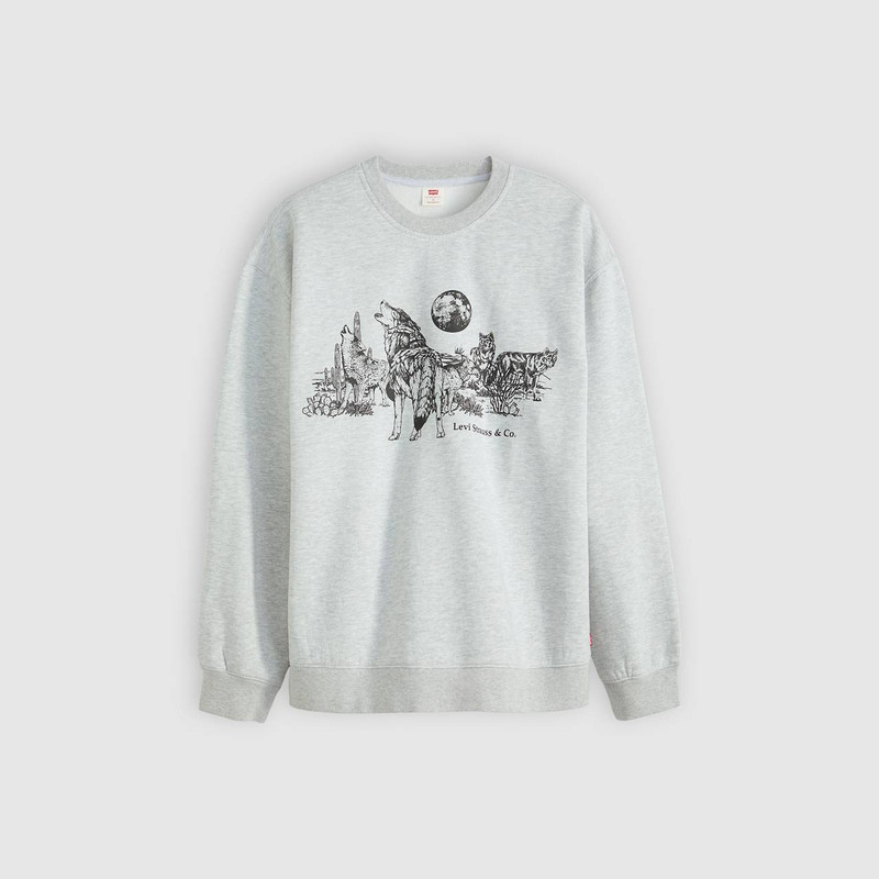 RELAXED GRAPHIC CREWNECK SWEATSHIRT 1