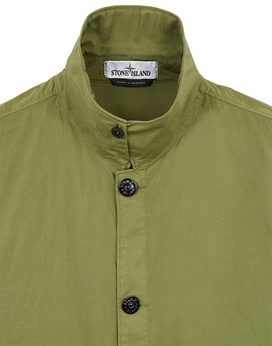 10203 STRETCH COTTON TELA 'PARACADUTE'_ GARMENT DYED OLIVE GREEN - 4