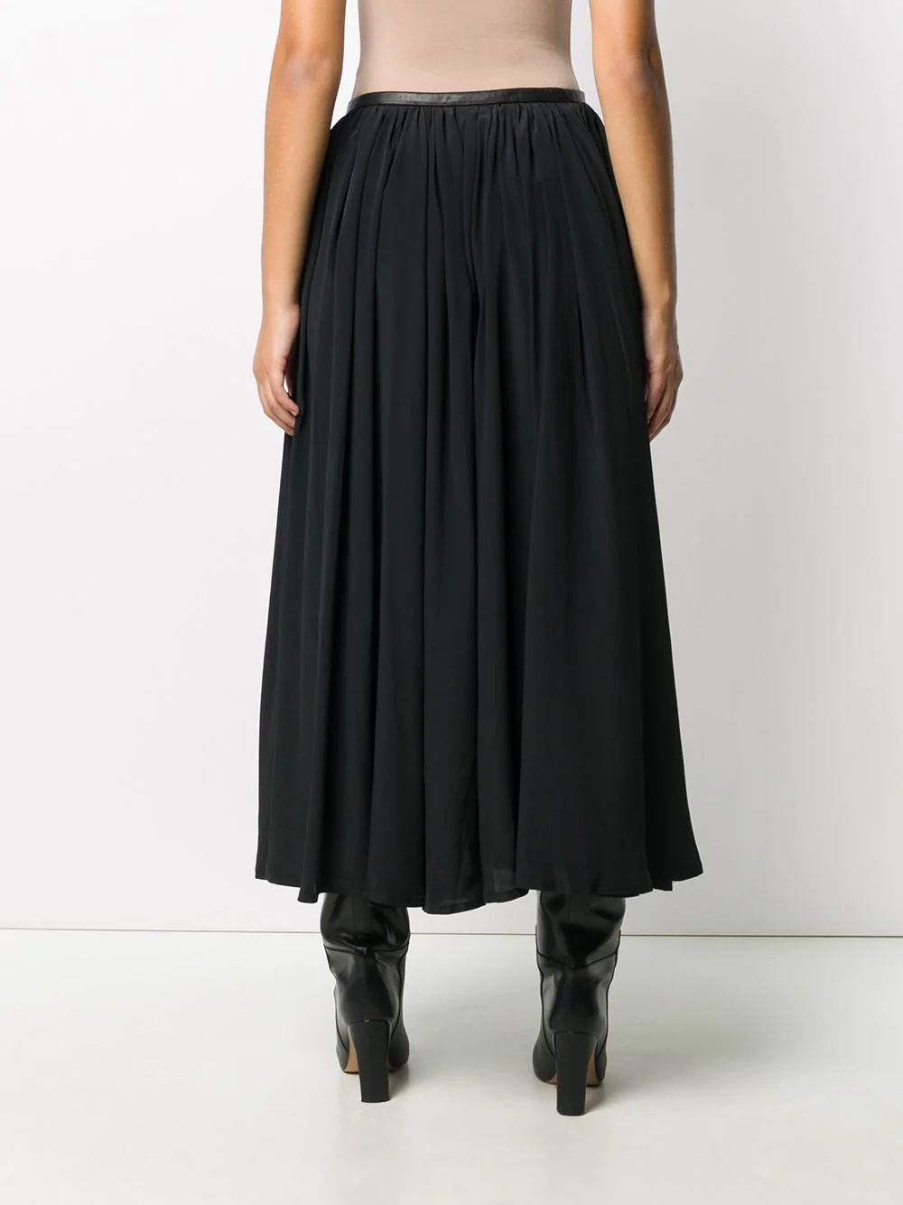 Beja draped maxi skirt - 4