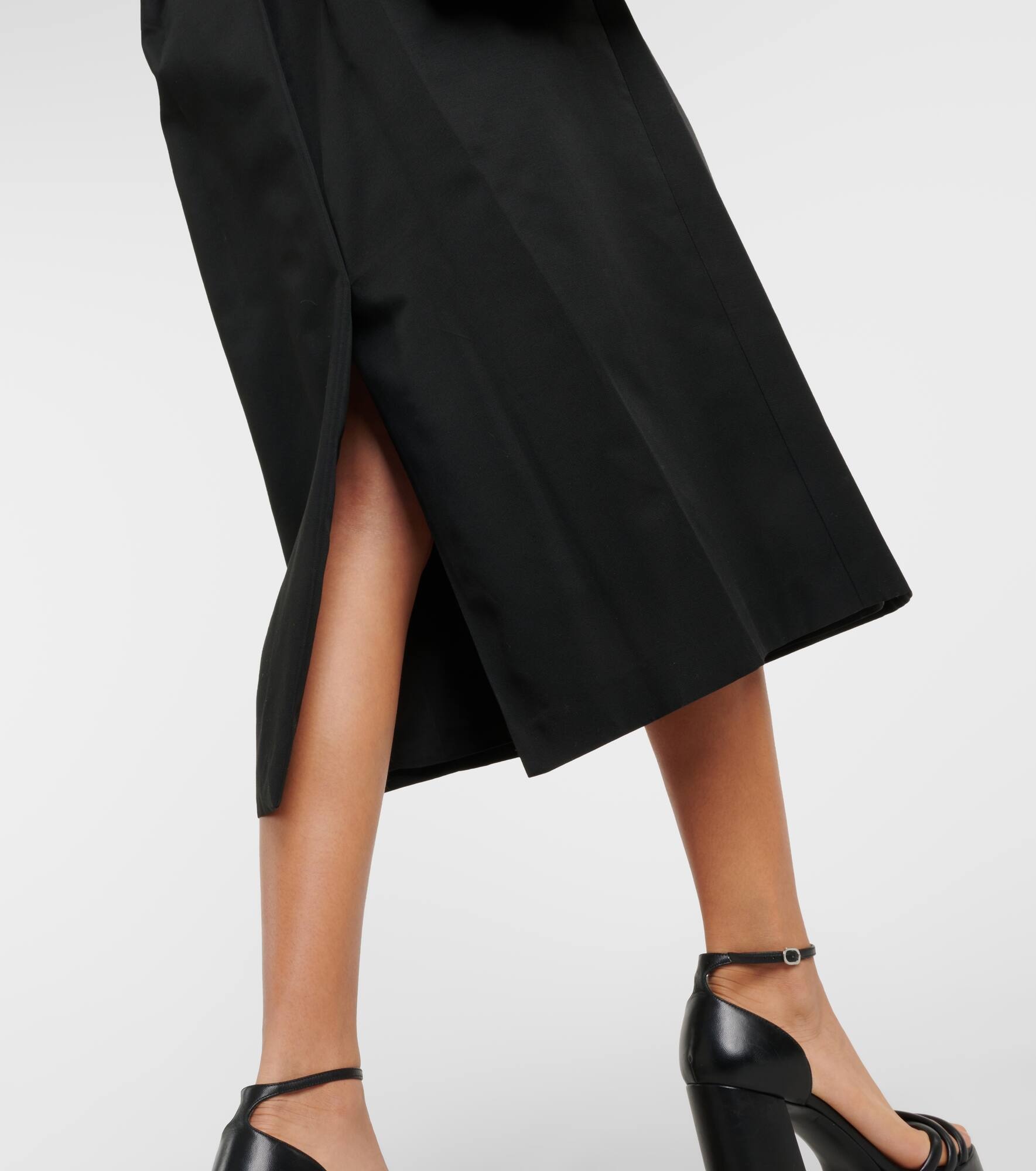 Anouk V-neck cotton-blend midi dress - 5