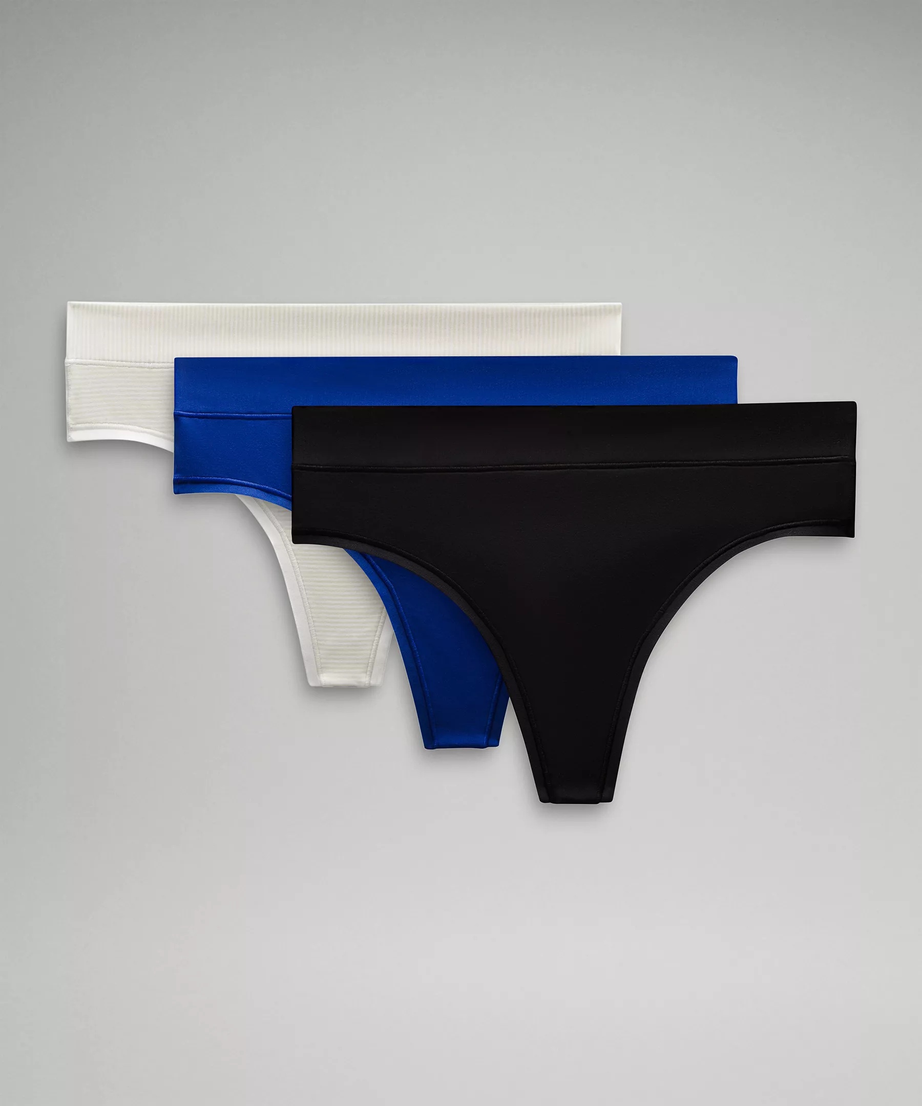 UnderEase High-Rise Thong Underwear *3 Pack - 1