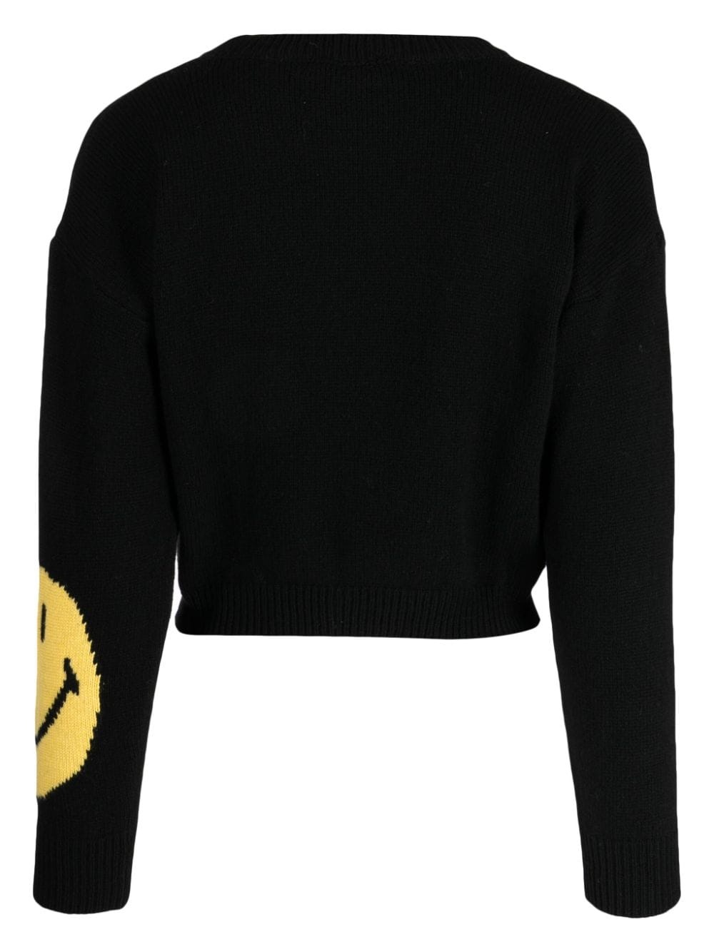 smiley face-motif jumper - 2