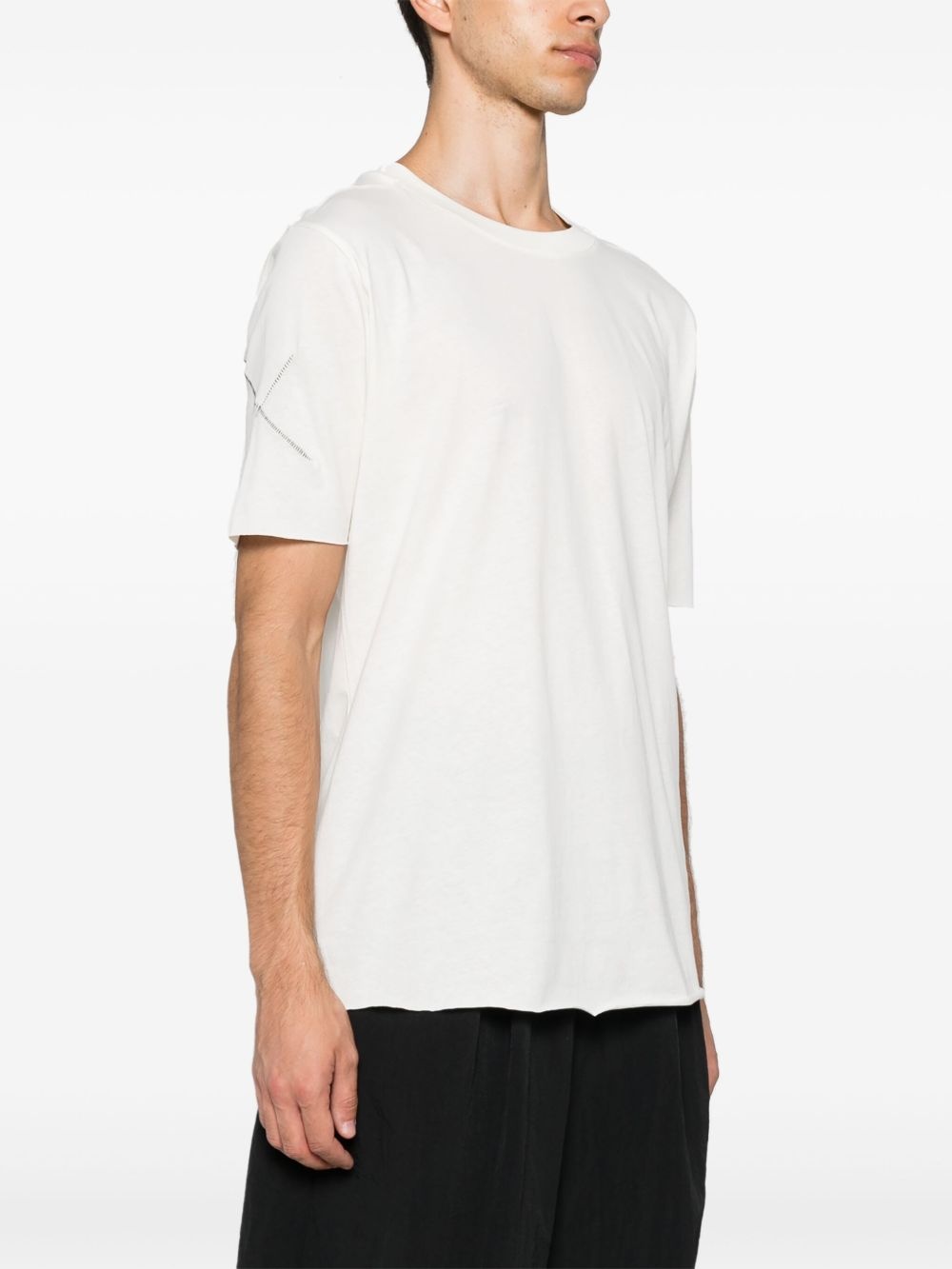 embroidered-motif T-shirt - 3