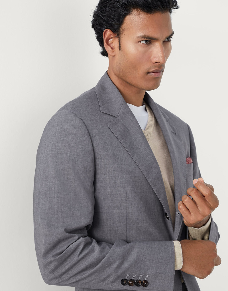 Super 150s lightweight wool and silk blazer 3