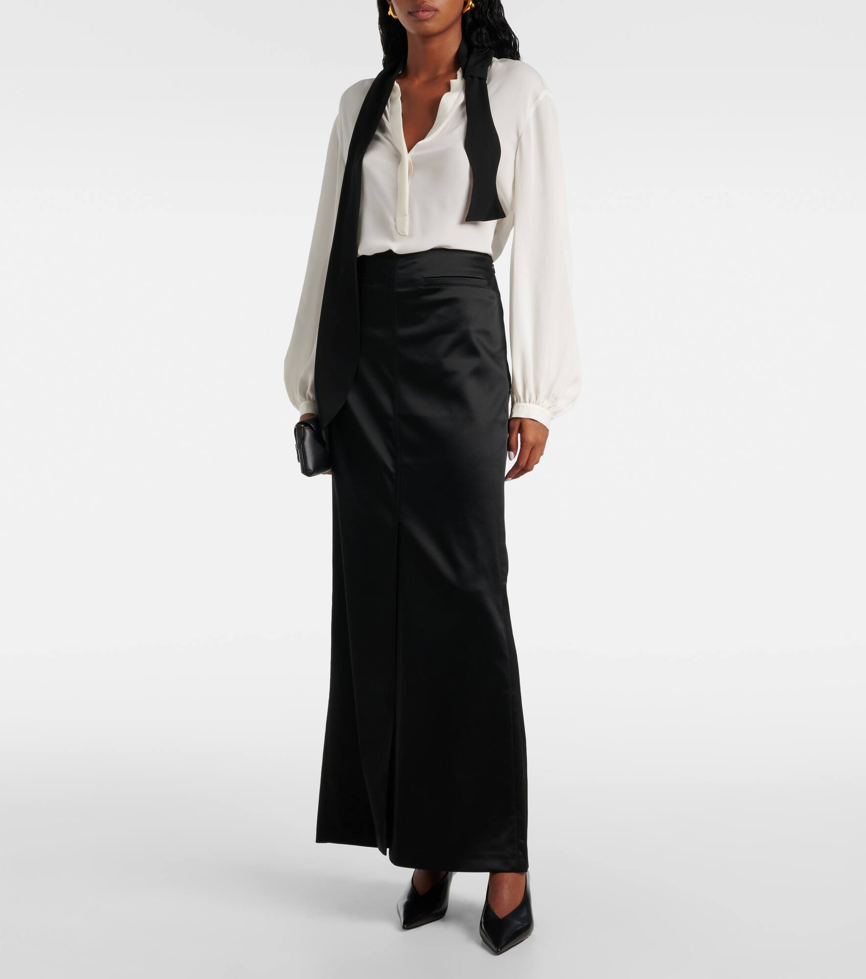 Satin maxi skirt - 2