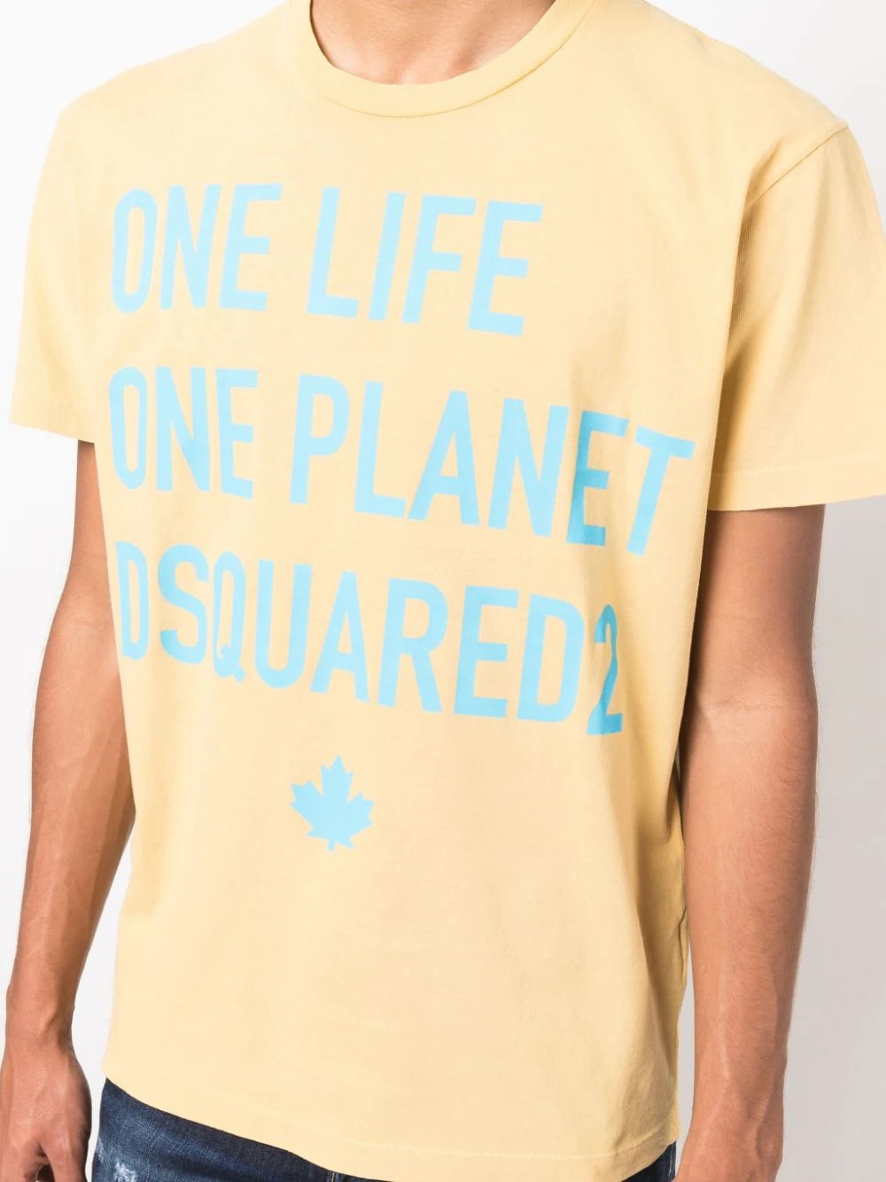 slogan-print cotton T-shirt - 5