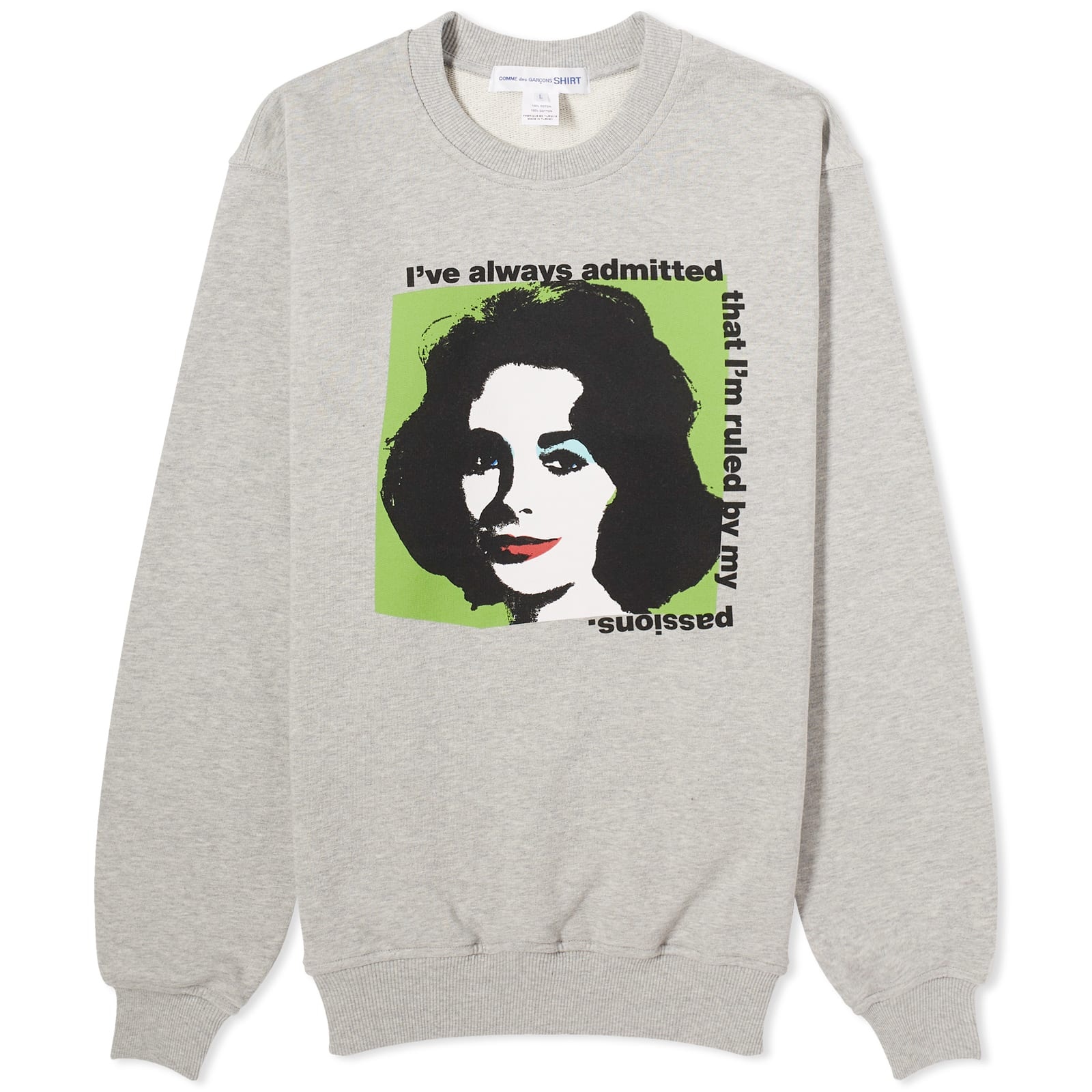 Comme des Garçons SHIRT x Andy Warhol Elizabeth Taylor Sweat - 1