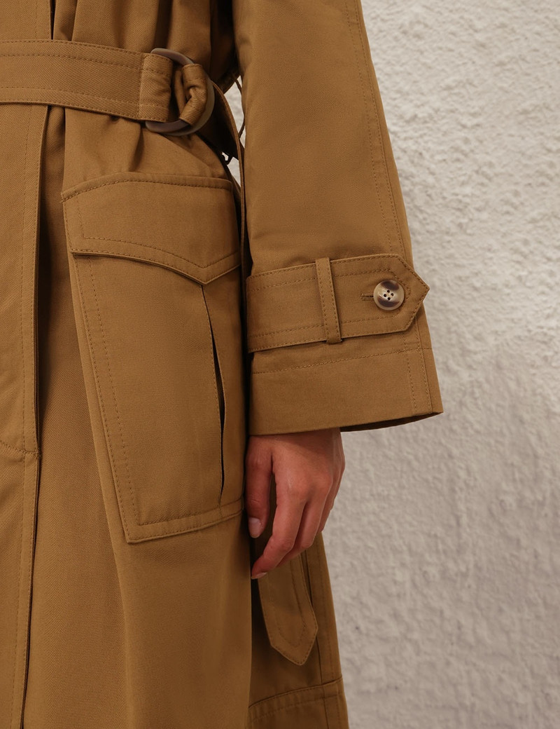 ILLUMINATE CARGO TRENCH COAT 5