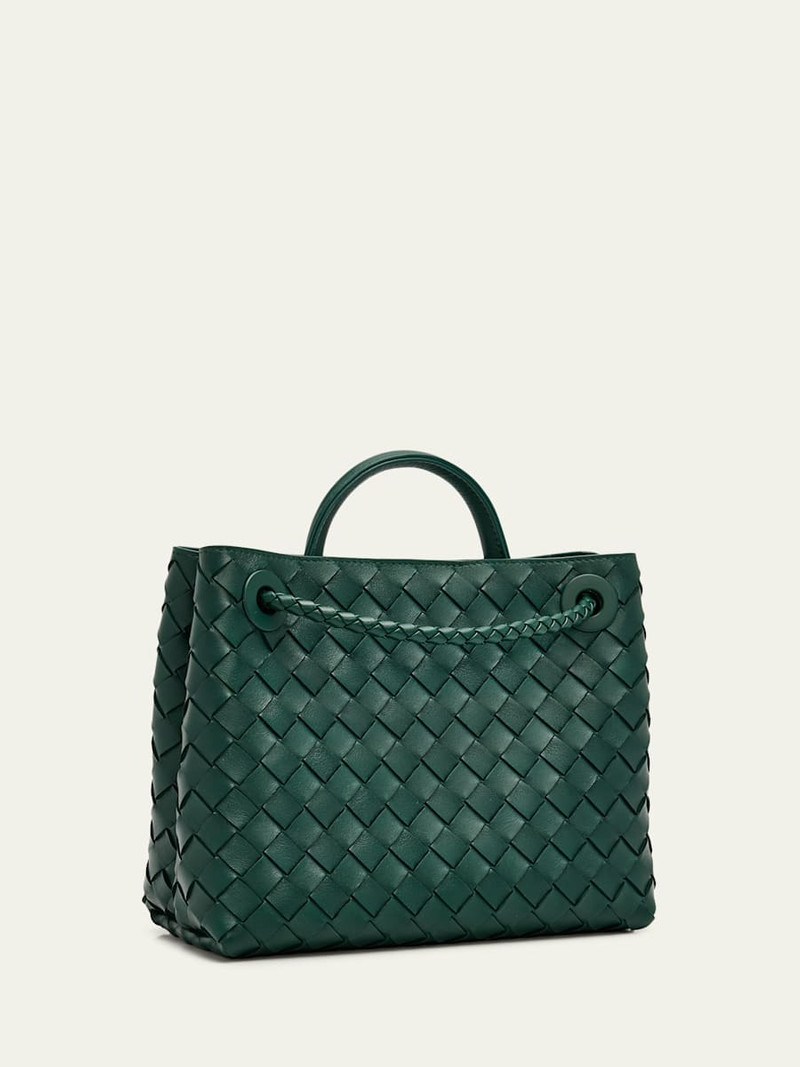 Andiamo Small Leather Top-Handle Bag 3