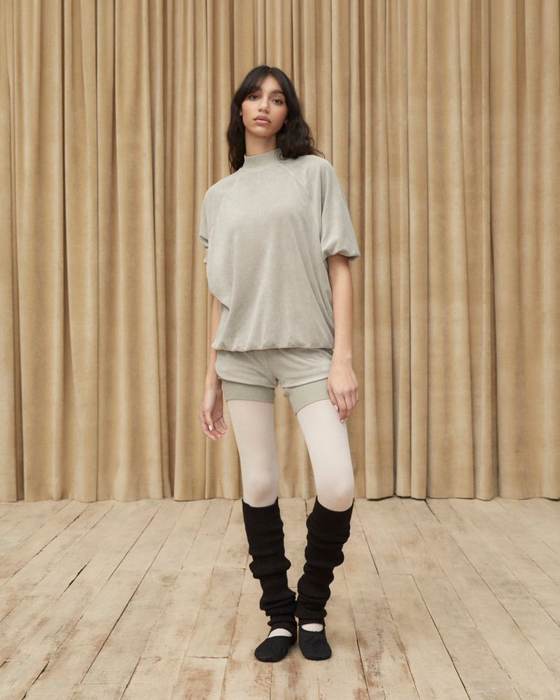 ESSENTIALS Womens Terry Beach Short outlook