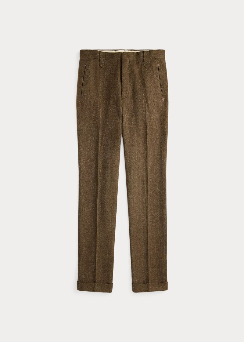 Slim Fit Linen-Wool Western Trouser 1
