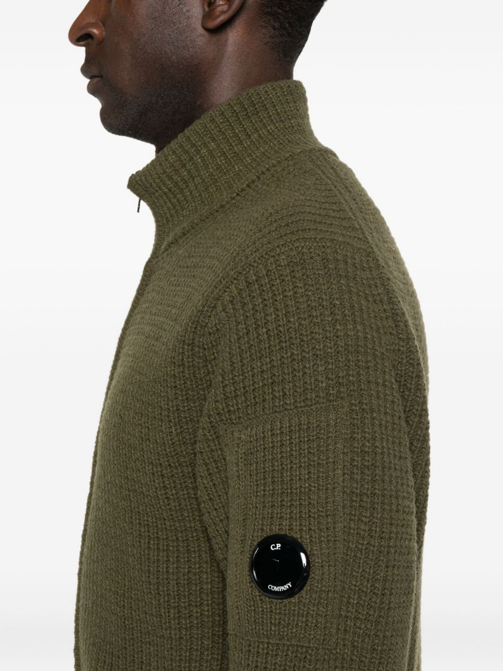 logo-detail cardigan - 5