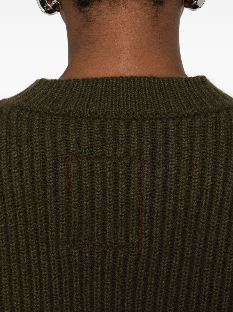 ribbed cropped sweater 5