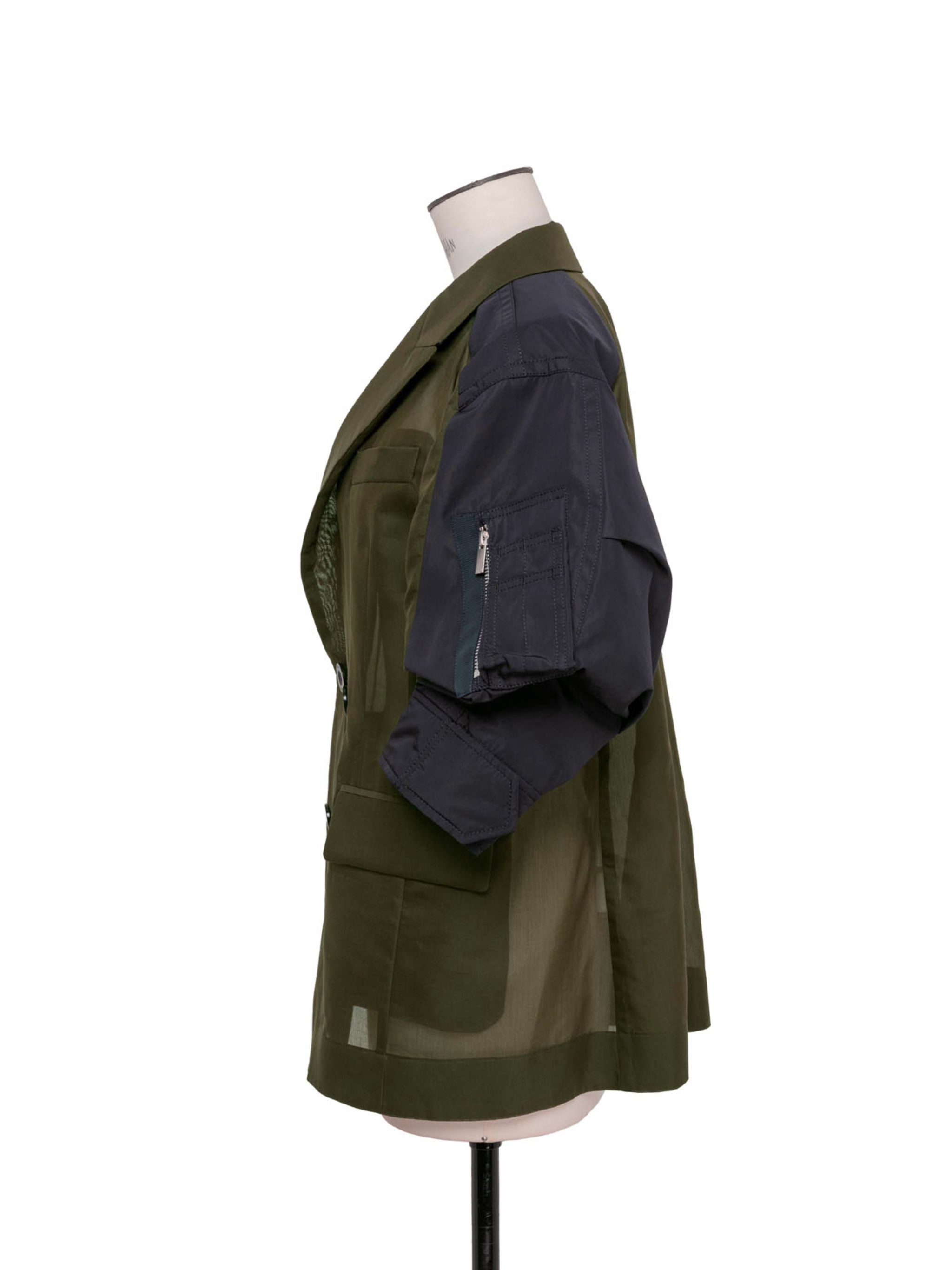 サカイ　sacai 2024SS Voile x Taffeta Jacket sacai Voile x Taffeta Jacket | REVERSIBLE