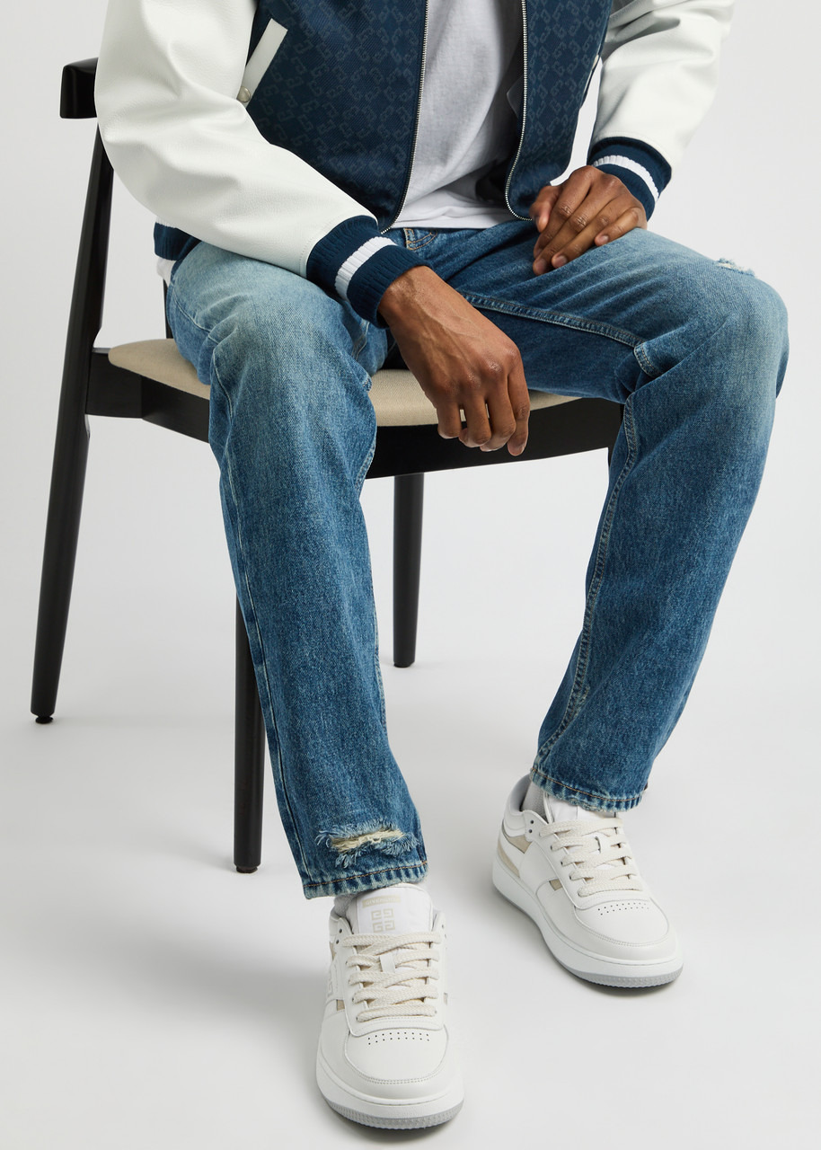 Givenchy G Move Panelled Leather Sneakers - 5